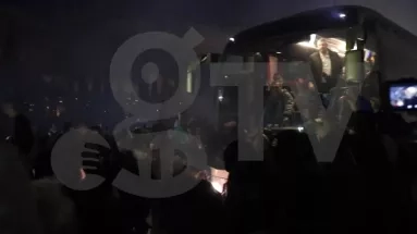 Χαμός στην άφιξη του Παναθηναϊκού στο ΟΑΚΑ!