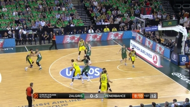 ZALGIRIS KAUNAS v FENERBAHCE ISTANBUL 82-99