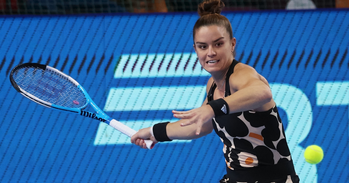Scary: 21-year-old Parks left her outside the eighth round in Ostrava
