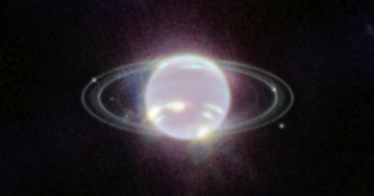 The James Webb Space Telescope has photographed Neptune and its rings