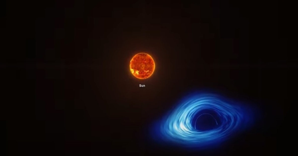 NASA footage shows how terrifyingly massive black holes are (VID)