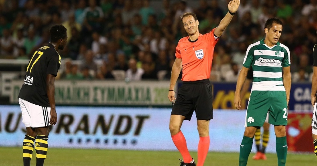 Panathinaikos: Referees for the “green” matches with Dnipro