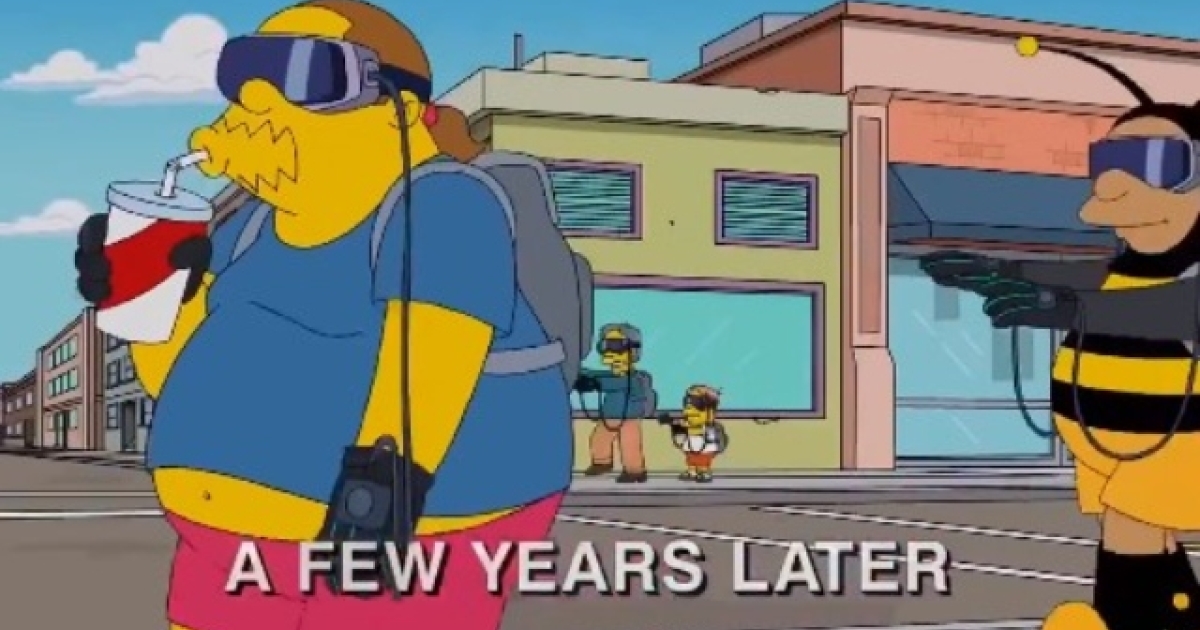 Something's wrong with The Simpsons: Did they predict the Apple Vision Pro eight years before it was released?  (video)