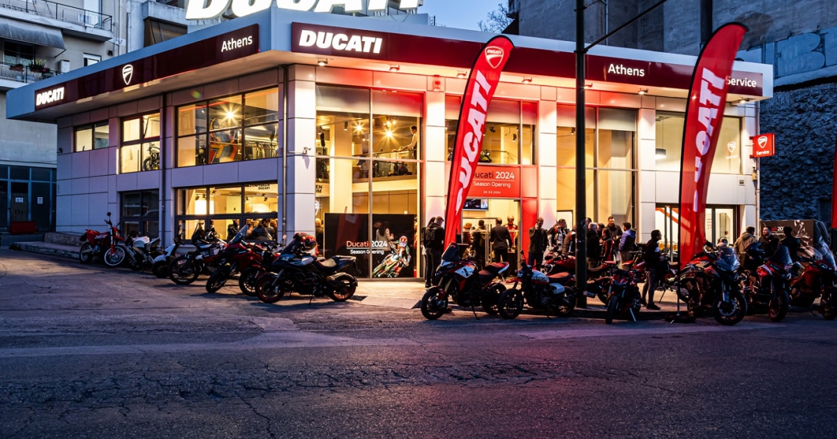 Premiere of the new Ducati in Greece