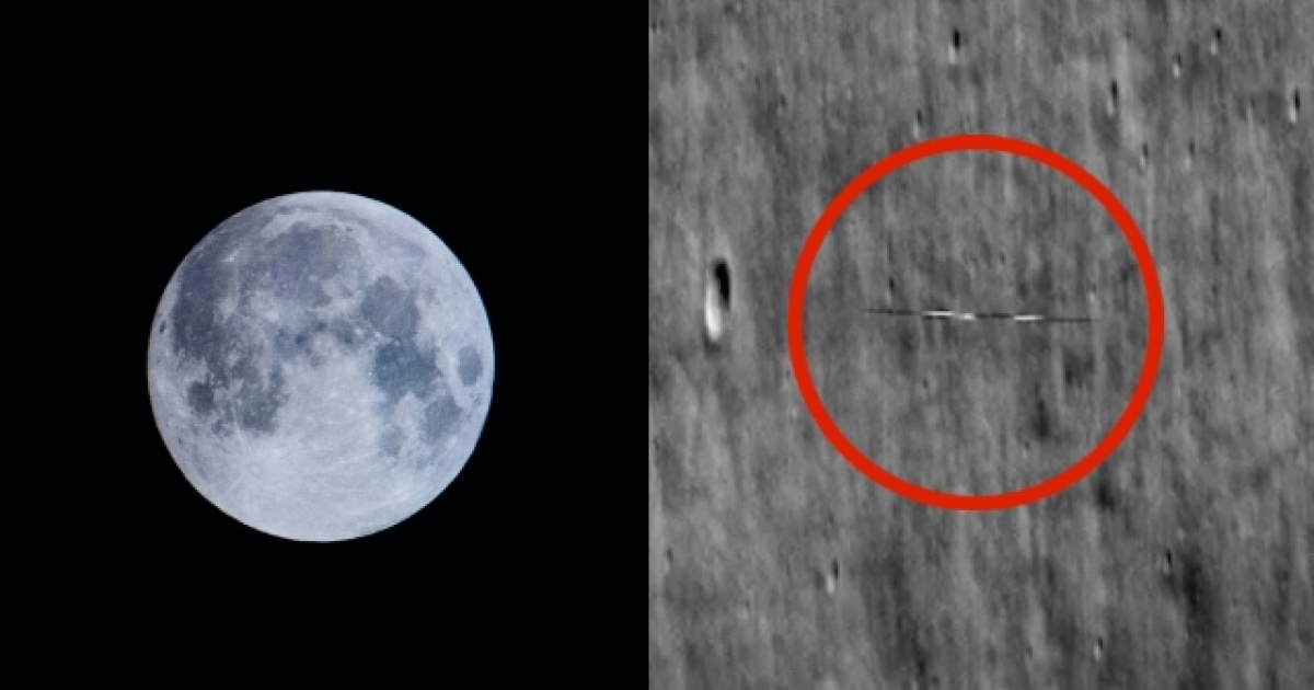 NASA detects a mysterious object resembling a surfboard near the moon (video)