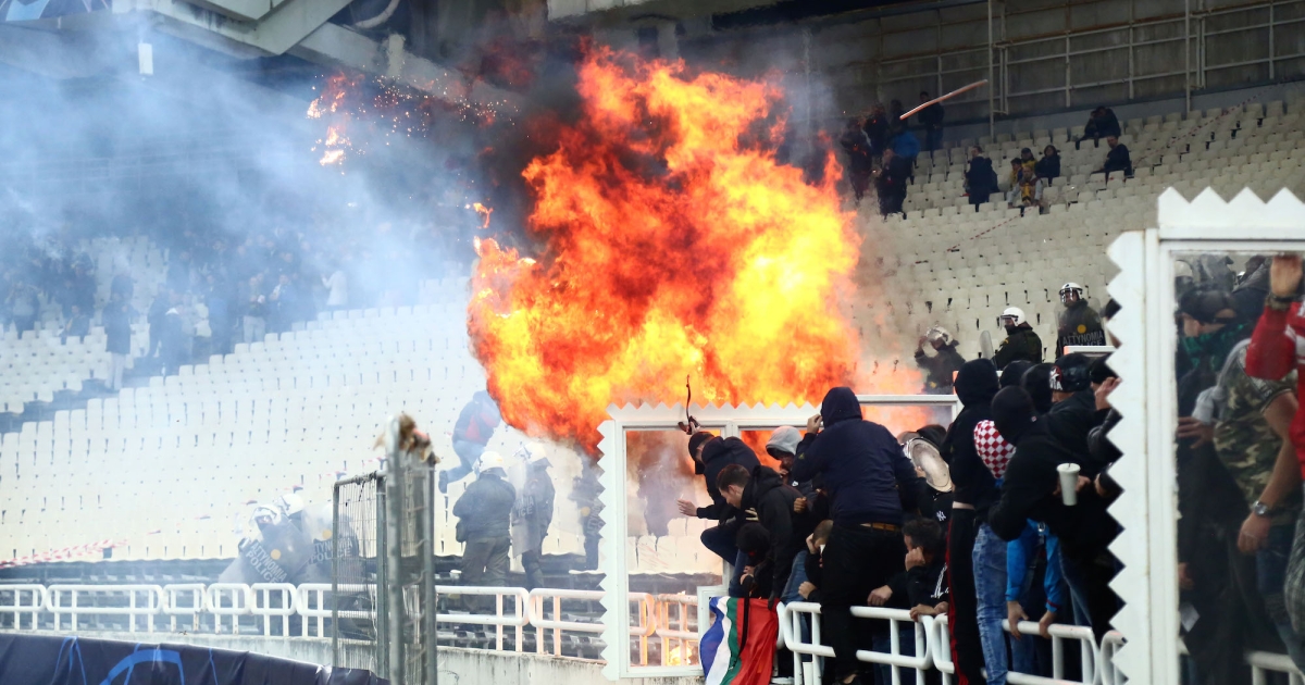 Τα επεισόδια στο ΟΑΚΑ (pics & vids) | Gazzetta