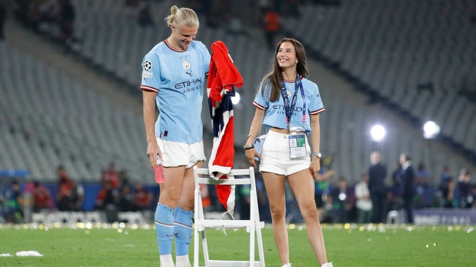 Erling Haaland Isabel Haugseng Johansen