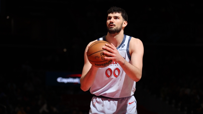 O Τρίσταν Βούκσεβιτς με την φανέλα των Γουίζαρντς