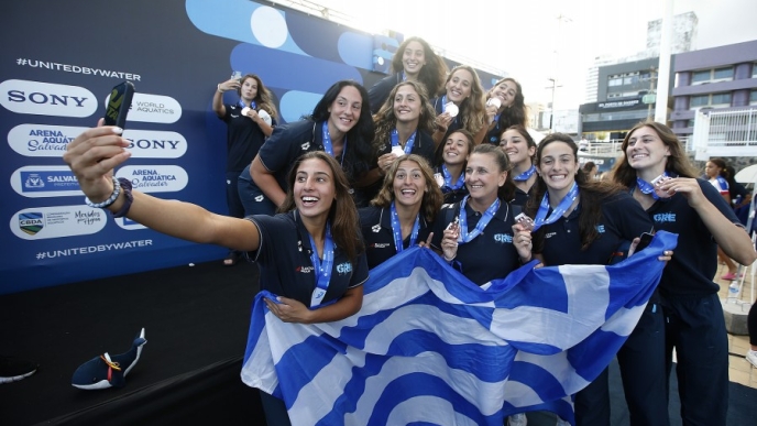 Η εθνική ομάδα πόλο Κ20 γυναικών