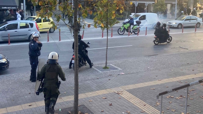 Επεισόδια στα δικαστήρια Θεσσαλονίκης