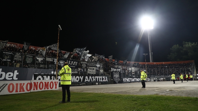Οι οπαδοί του ΠΑΟΚ στις Σέρρες