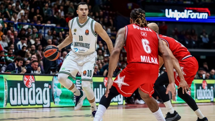 Η βαθμολογία της EuroLeague μετά την ήττα του Παναθηναϊκού στο Μιλάνο