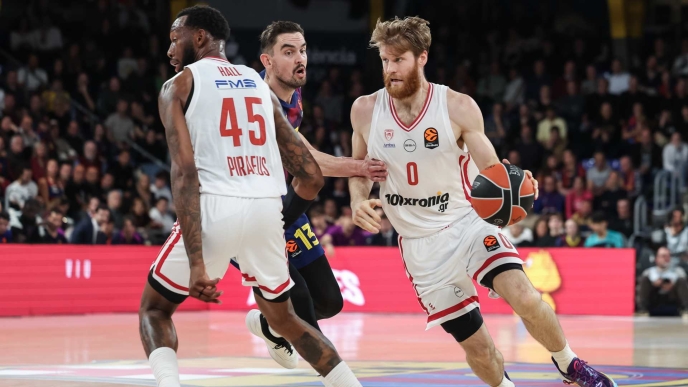 Η βαθμολογία της EuroLeague μετά την ήττα του Ολυμπιακού από την Μπαρτσελόνα 