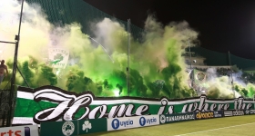 Θύρα 13 με καπνογόνα στην Λεωφόρο