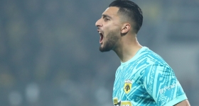 Ο γκολκίπερ της ΑΕΚ, Θωμάς Στρακόσα