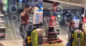 Επιβάτης σε αμόκ στο αεροδρόμιο «Ελ. Βενιζέλος»: Τα έκανε «γυαλιά-καρφιά» επειδή δεν έφυγε η πτήση του (vid)