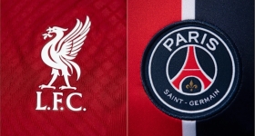 Live: Λίβερπουλ - Παρί Σεν Ζερμέν 