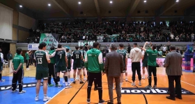 Με απόλυτο παιχνίδι στα δύο πρώτα σετ στον τελικό ο Παναθηναϊκός