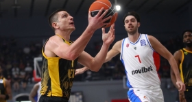 Με φοβερό Φλιώνη η ΑΕΚ σπρώχνει τον Πανιώνιο στον υποβιβασμό και συνεχίζει για την 3η θέση