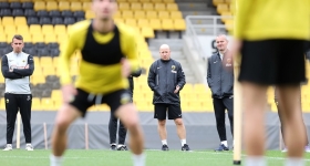 Ο Μάρκο Νίκολιτς στην προπόνηση της ΑΕΚ