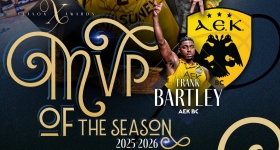Ο Φρανκ Μπάρτλεϊ είναι ο MVP της σεζόν στο BCL!