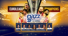  Gazz Floor by Novibet: Η πανηγυρική εκπομπή για το 4ο αστέρι του Ολυμπιακού - Συνδέσεις με ΟΑΚΑ, ΣΕΦ και Πειραιά!!