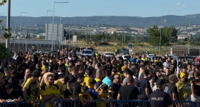 Από νωρίς χαμός στο αεροδρόμιο «Μακεδονία» για τον Σπανούλη