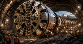 Η Κίνα έστειλε στην Αυστραλία το μεγαλύτερο μηχάνημα διάνοιξης σηράγγων: Γίγαντας 16 μέτρων που «λυγίζει στη μέση»