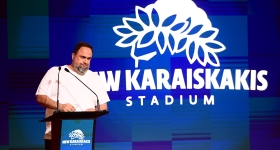 Μαρινάκης: «Θα κοστίσει 250 εκατ. ευρώ, με 53.000 θεατές και και θα είναι το θέατρο των ονείρων μας» και το... καρφί για την κυβέρνηση