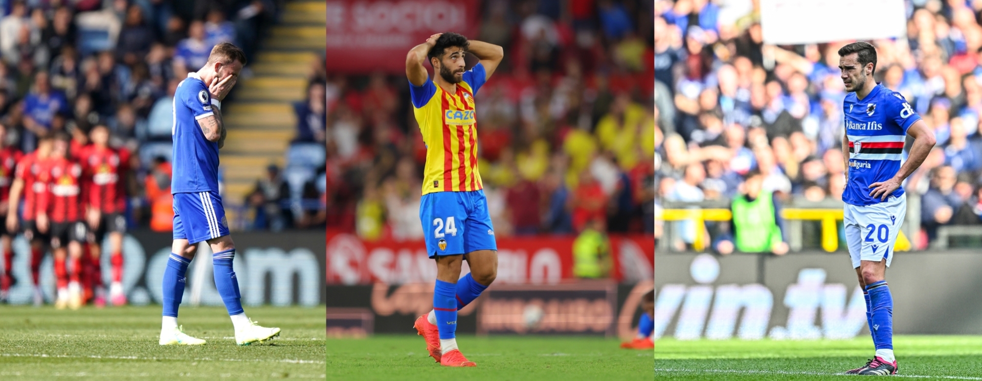 Κάποτε λαμπερές, τώρα στο χείλος του γκρεμού: Θα γλιτώσουν τον υποβιβασμό Λέστερ, Βαλένθια και Σαμπντόρια; (poll)