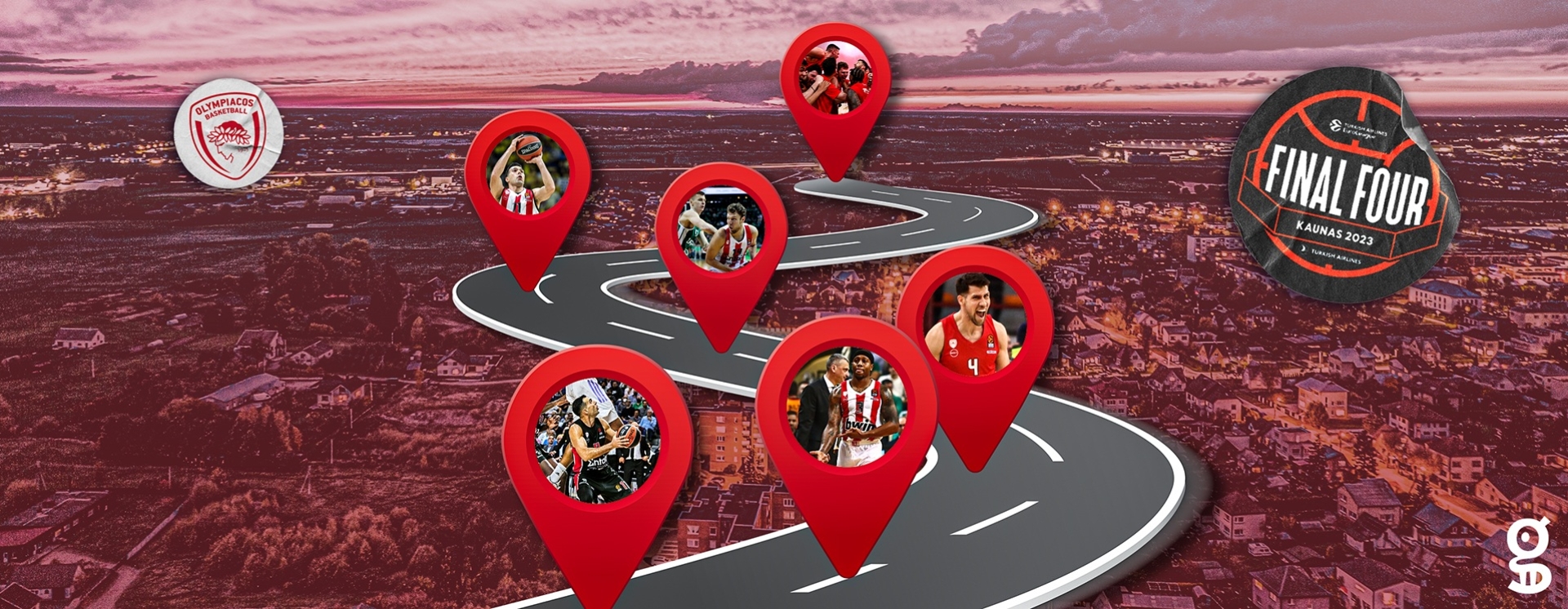 Final Four 2023, Ολυμπιακός: Ο δρόμος για το Κάουνας