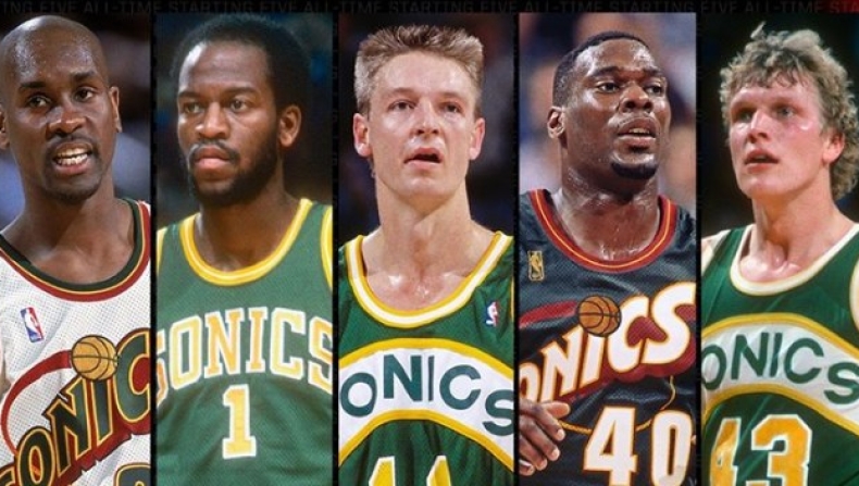 Seattle Supersonics (Gary Payton, Gus Williams, Detlef Schremph, Shawn Kemp, Jack Sikma